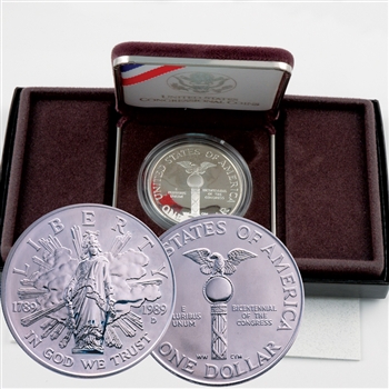 1989 Congress Silver Dollar Proof