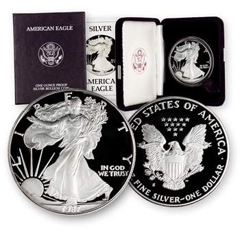 1987 Silver Eagle Government Issue - Proof