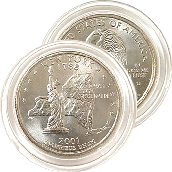 2001 New York Uncirculated Quarter - P Mint