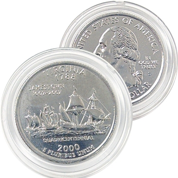 2000 Virginia Platinum Quarter - Denver Mint