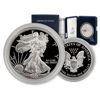 2001 Silver Eagle Government Issue - Proof