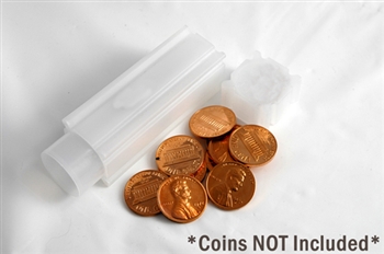 Coin Tube - Cent (Holds 50 coins) - 19 mm - Quantity 1