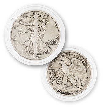 Vintage Silver Walking Liberty Half Dollar