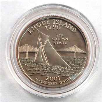 2001 Rhode Island Proof Quarter - San Francisco Mint