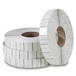 1" White Non-Perforated Tabs TB-1WH (5000/roll) for Staplex Tabbers