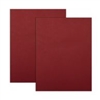 Linen 8-3/4" X 11-1/4" Round Corners (100\Pk) - Red