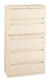 Tennsco 36" 5-Drawer Combination Lateral File