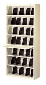 Tennsco 7-Shelf Open Fixed Shelf Lateral File