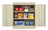 Tennsco 24"D Deluxe Counter-High Storage Cabinet (Unassembled)