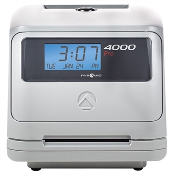 Pyramid 4000 Pro Punch Card Calculating Time Recorder