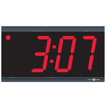 Pyramid 4", 4-Digit Digital LED Clock