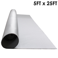 Grey Silicone Coated Fiberglass - 5ft x 25ft