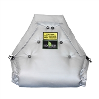 Removable steam protection isolation blanket for valves, fittings and other heat processing applications.