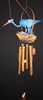 Blue Bird W/ Babies Bamboo Chime 30cm