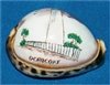 Ocracoke Etched Lighthouse on Tiger Cowry