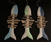 Wood Fish Garland Astd Colors