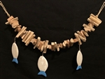 Driftwood Garland W/ Hanging FIsh