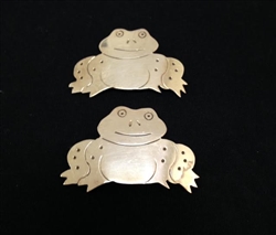 Silver Frog Pin