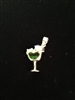 Silver coctail Charm