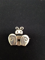 Silver Bee Pin