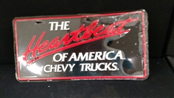 Heartbeat of America License Plate