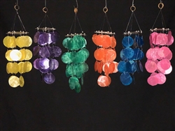 Assorted Colored Mini Capiz Chime