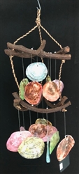 2 layer Dyed Placuna Triangle Chime