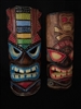 Wood Totem Pole Mask  12"