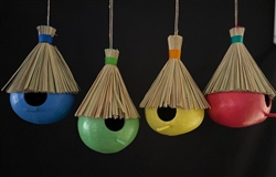 Coconut Birdhouse 4 Astd Colors.