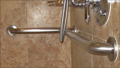 Grab bar - Shower bar, 1.25 OD