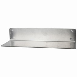 Stainless Steel Utility Shelf- 24"  long x 6" deep, Concealed Mounting