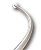 S-1034-SS Heavy Duty Curved Shower Rod -Satin Stainless Finish