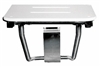 Rectangular Shower Seat - White Poly Top (18" by 16")