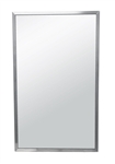 Mirror - 18in. x. 24" Stainless Steel/Glass Mirror