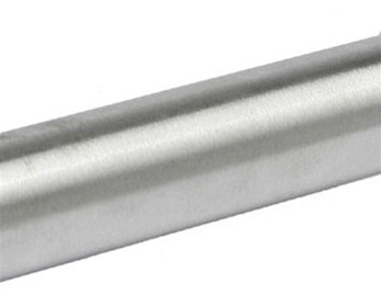 1" O.D. Stainless Steel Shower Rod, 72" Length, Satin Stainless Finish - Wall/Gauge: .035/20