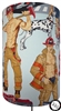 Firemen with blue background