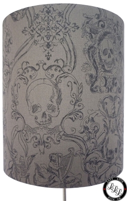 Baroque Gothic Skulls in grey
