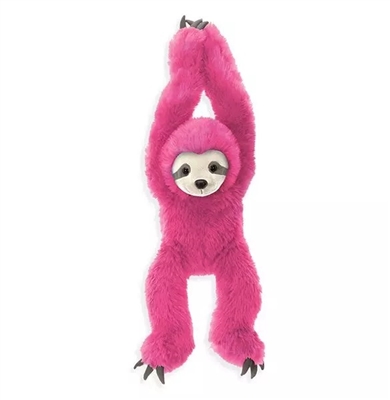 Plush Hanging Sloth (Pink)