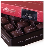 Sea Salt Dark Chocolates by Abdallah Candies 3 oz