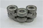 10 Shielded Bearing R2AZZ 1/8"x1/2"x11/64" inch Miniature 