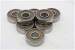 10 Sealed Bearing 4x8x3 Miniature Ball Bearings