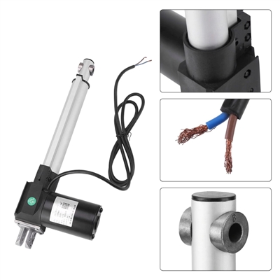 17 Inch Stroke 1350 lbs 12 Volt DC 6000N Linear Actuator