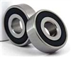 16 S608-2RS Rollerblade Stainless Steel  Ceramic Si3N4 ABEC-7 Sealed Ball Bearing 8x22x7