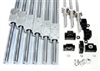 2'X1' Feet CNC Router Kit 16mm Rails and Ball Screws XYZ Travel 24" x 12" x 10" inch