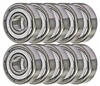 38KDD-10 Ball Bearings 8x22x7 Miniature Bearing Pack of 10