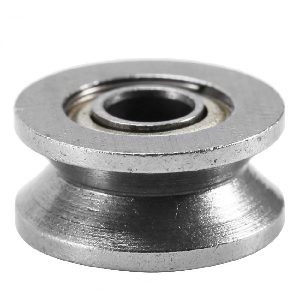 3mm Bore Bearing with 12mm Shielded  Pulley V Groove Track Roller Bearing 3x12x4mm