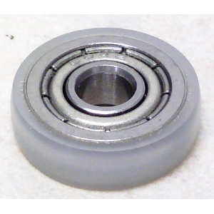 4mm Bore Bearing with 14mm nylon small plastic ball bearing roller Tire 4x14x4mm