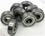 8 Bearing 6205ZZ 25x52x15 Shielded Ball Bearings