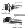 2.5' Feet Actuator NEMA 23 CNC Ballscrew Linear Motion Slide Rail Table with a Motor