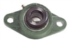 1 3/16" Bearing HCFL206-19 2 Bolts Flanged Housing Mounted Bearing with Eccentric Collar Lock